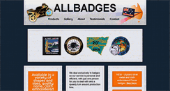 Desktop Screenshot of allbadges.com.au